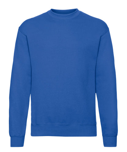 Fruit of the Loom SS200 Classic 80/20 set-in sweatshirt in Royal Blue*