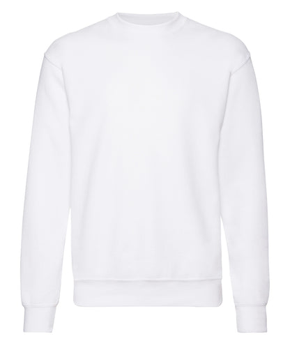 Fruit of the Loom SS200 Classic 80/20 set-in sweatshirt in White*†