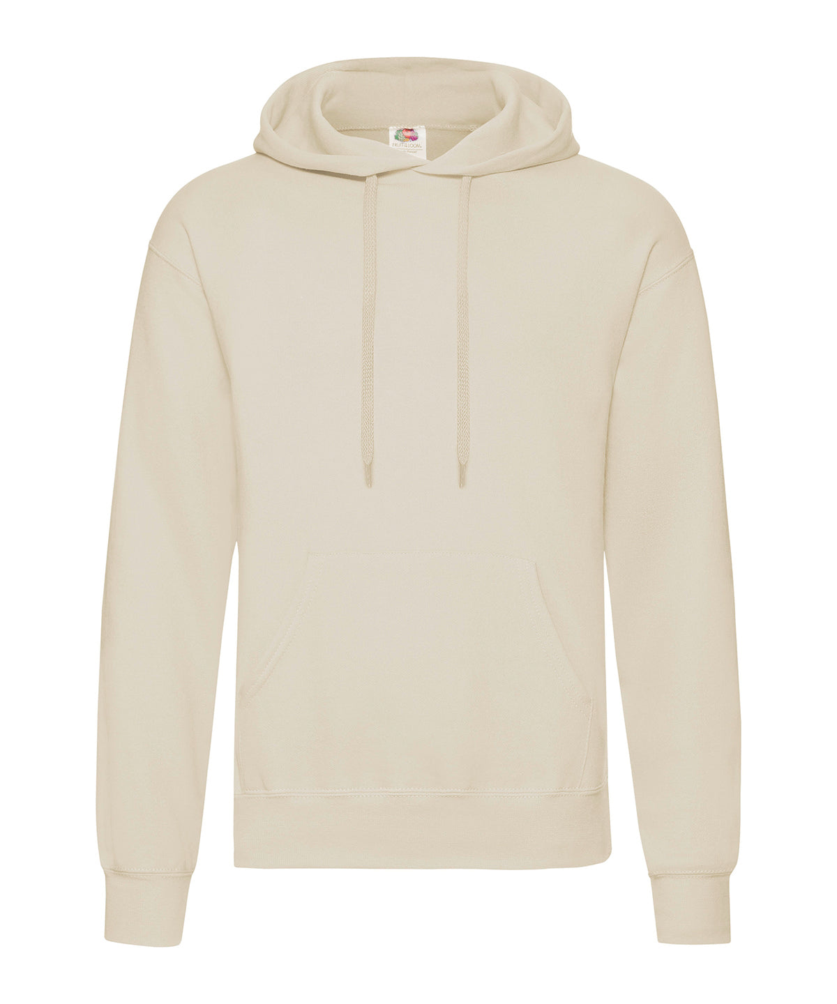 Fruit of the Loom SS224 Classic 80/20 hooded sweatshirt in Natural