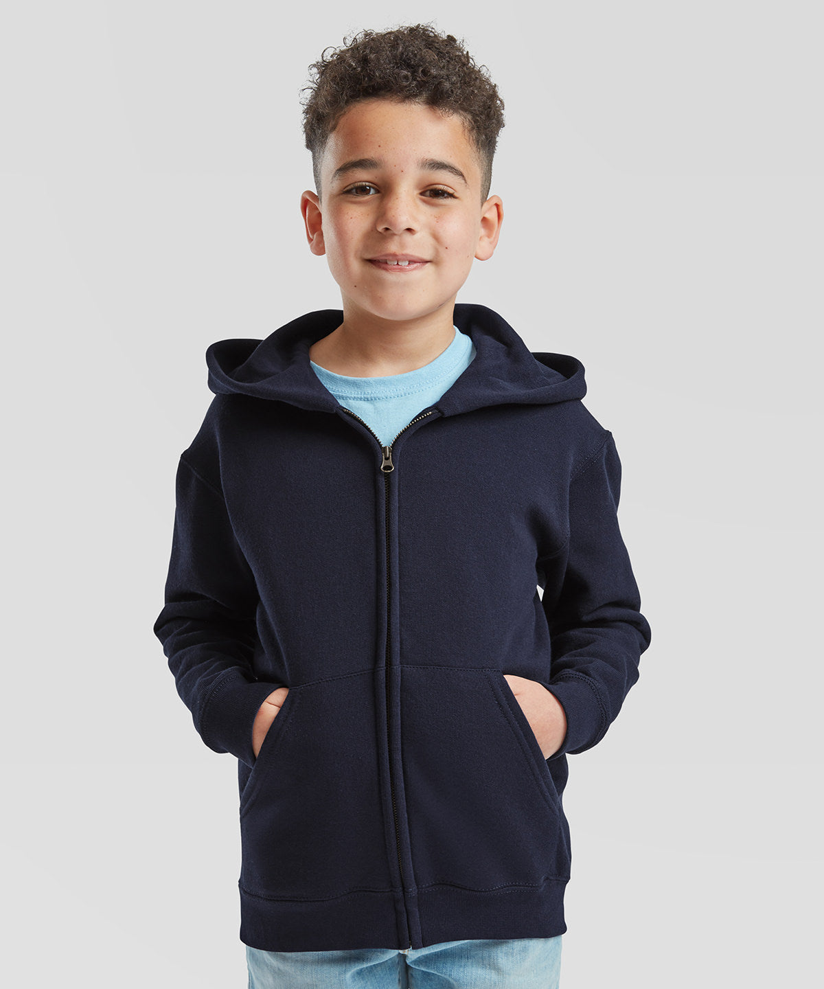 Fruit of the Loom SS225 Kids classic hooded sweatshirt jacket