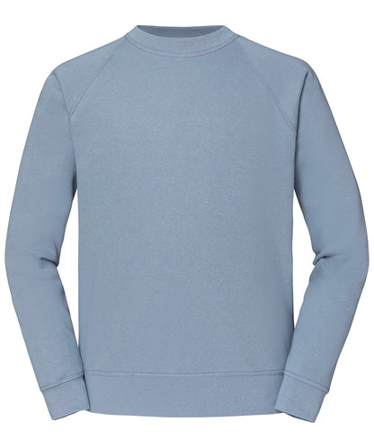 Fruit of the Loom SS270 Classic 80/20 raglan sweatshirt in Mineral Blue