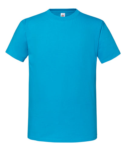 Fruit of the Loom SS422 Iconic 195 ringspun premium T in Azure Blue