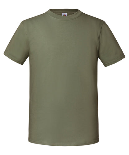 Fruit of the Loom SS422 Iconic 195 ringspun premium T in Classic Olive