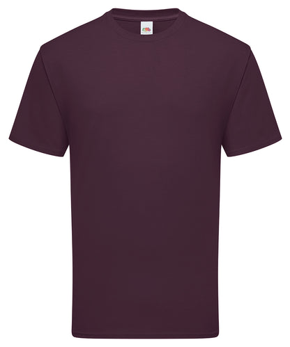 Fruit of the Loom SS422 Iconic 195 ringspun premium T in Dark Plum