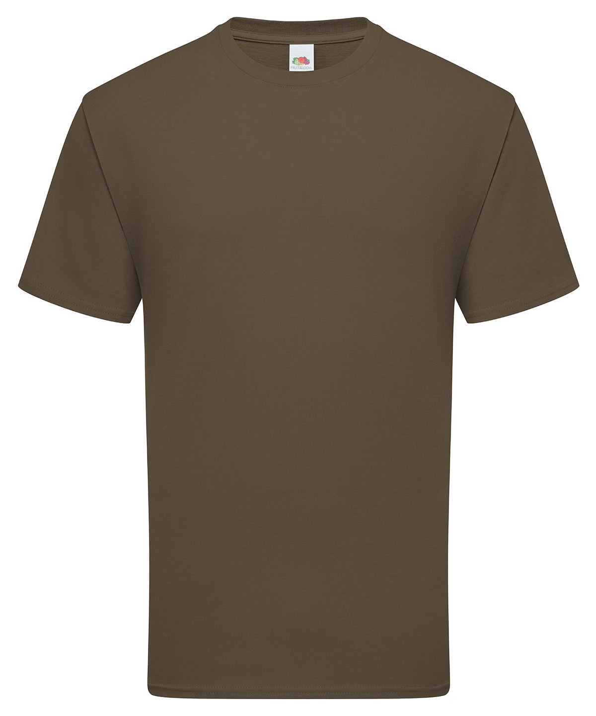 Fruit of the Loom SS422 Iconic 195 ringspun premium T in Truffle