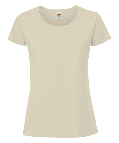 Fruit of the Loom SS424 Women's Iconic 195 ringspun premium t-shirt in Desert Sand