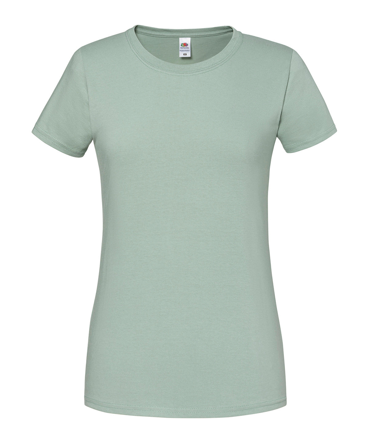 Fruit of the Loom SS424 Women's Iconic 195 ringspun premium t-shirt in Sage