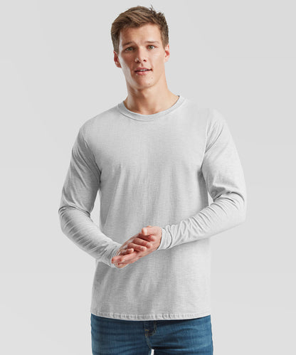 Fruit of the Loom SS434 Iconic 195 ringspun premium long sleeve T