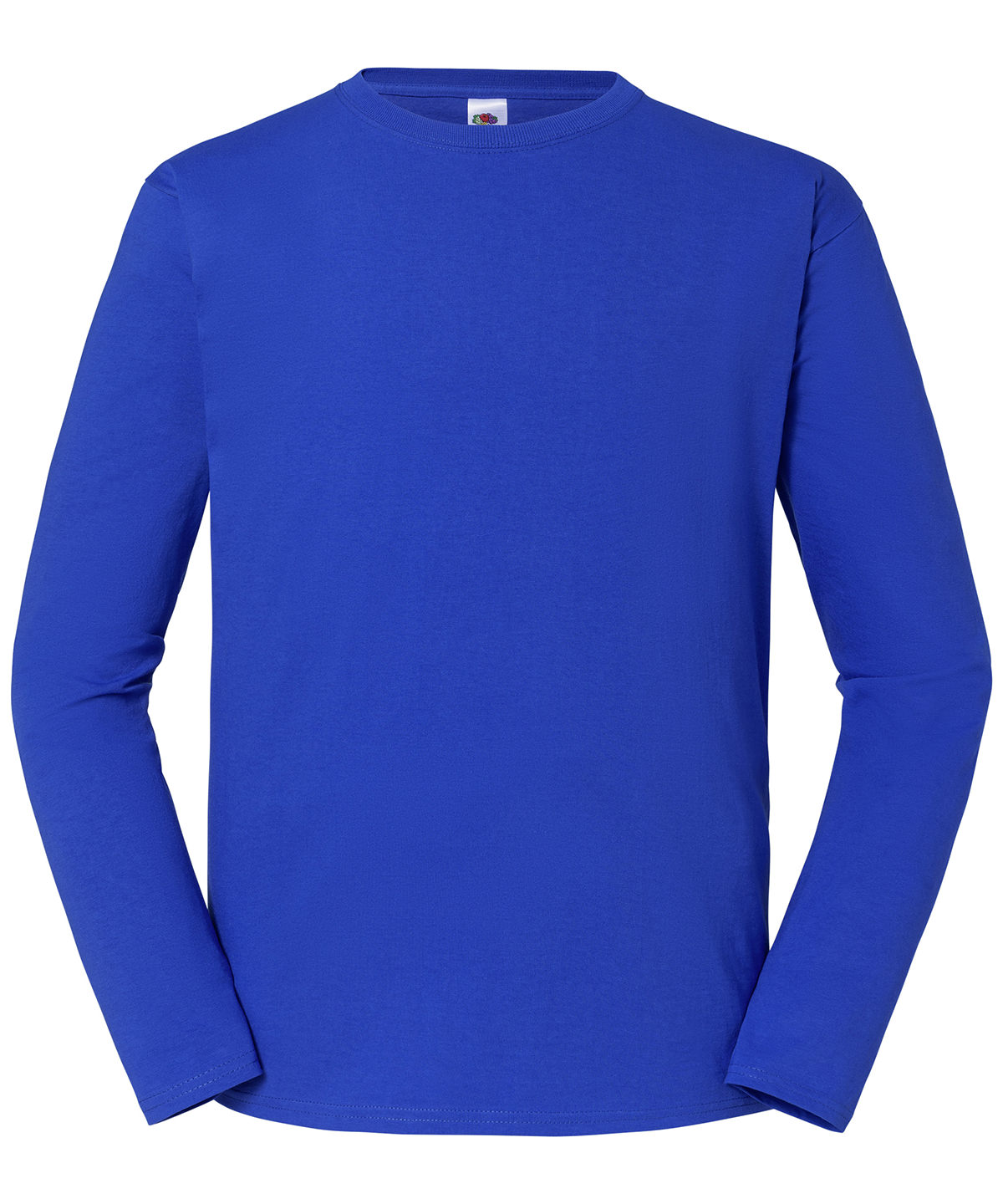 Fruit of the Loom SS434 Iconic 195 ringspun premium long sleeve T in Royal Blue