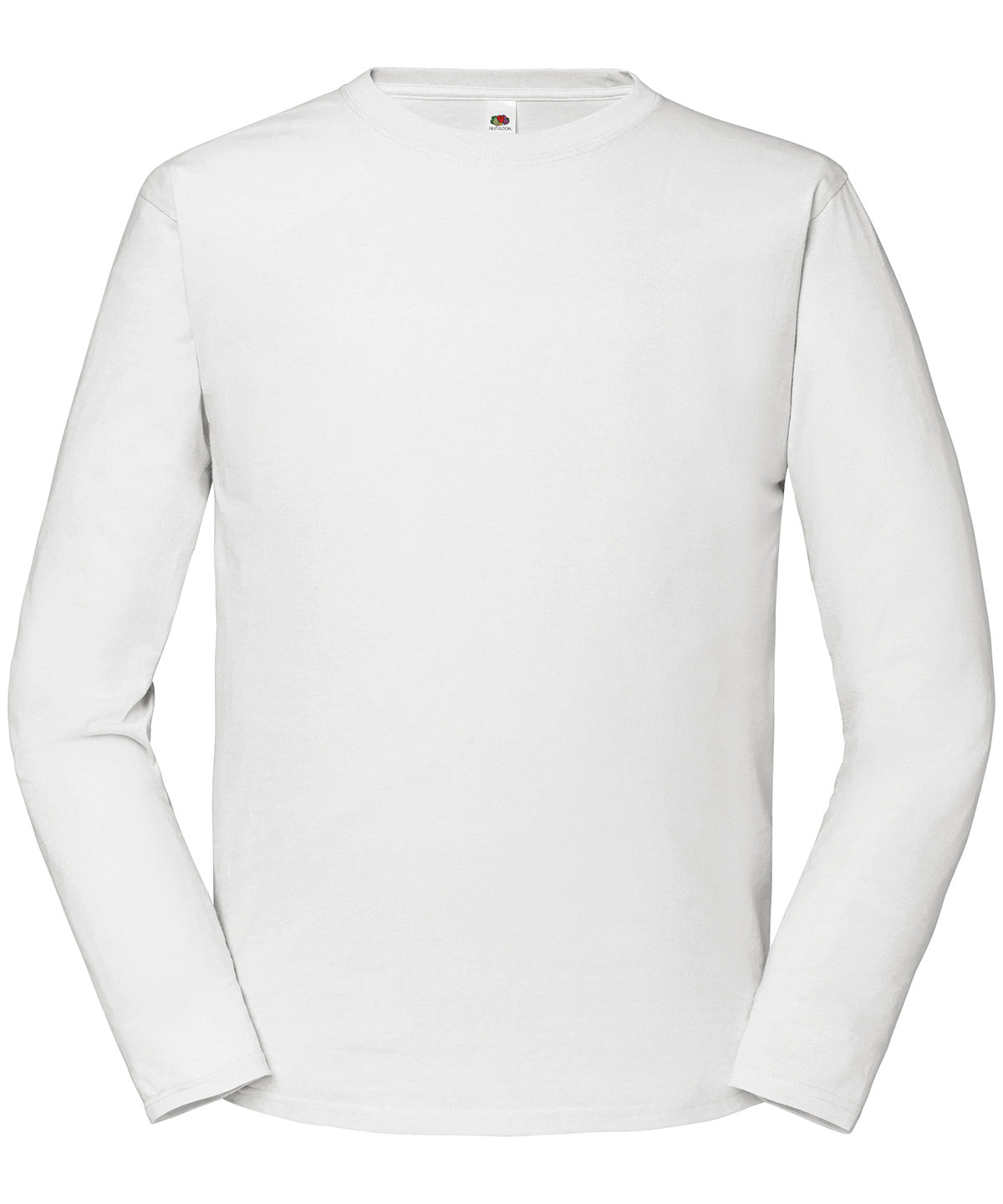 Fruit of the Loom SS434 Iconic 195 ringspun premium long sleeve T in White*