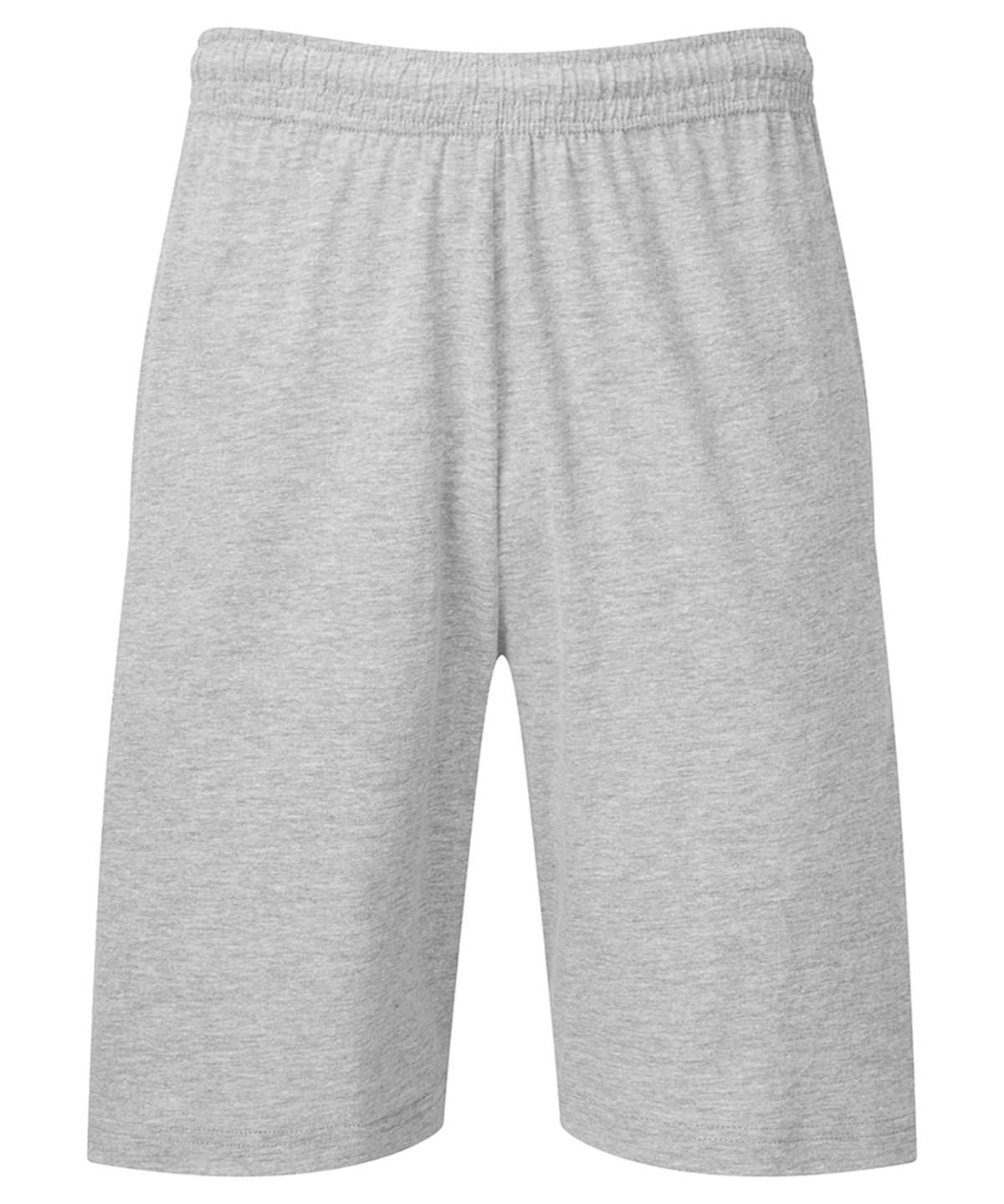 Fruit of the Loom SS435 Iconic 195 Jersey shorts in Heather Grey