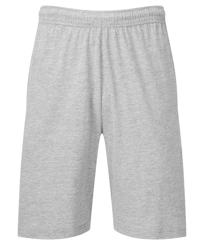 Fruit of the Loom SS435 Iconic 195 Jersey shorts in Heather Grey