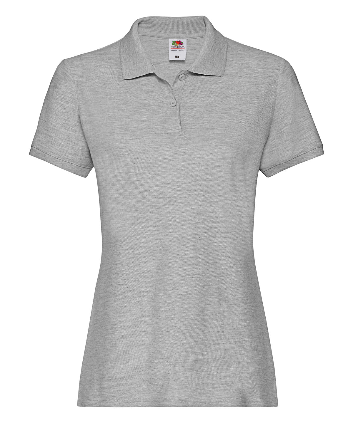 Fruit of the Loom SS505 Women's premium polo in Athletic Heather