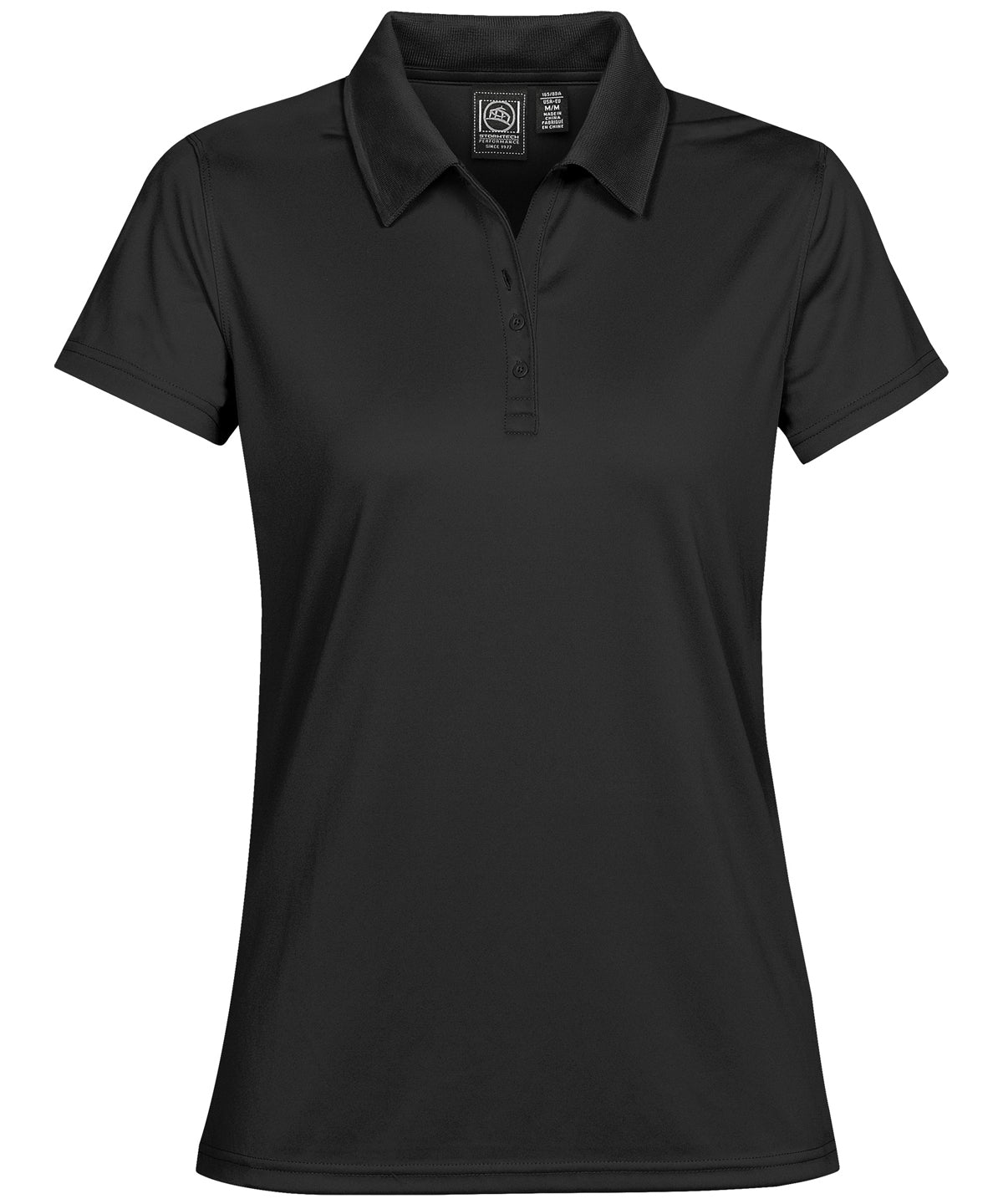 Stormtech ST192 Women's Eclipse H2X-DRY® piqué polo in Black