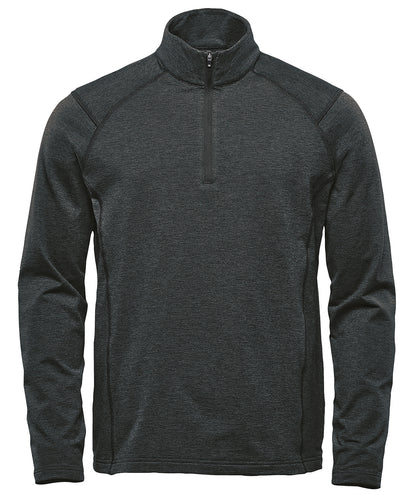 Stormtech ST202 Treeline ¼-zip fleece in Black Heather