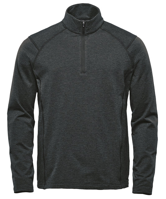 Stormtech ST202 Treeline ¼-zip fleece in Black Heather