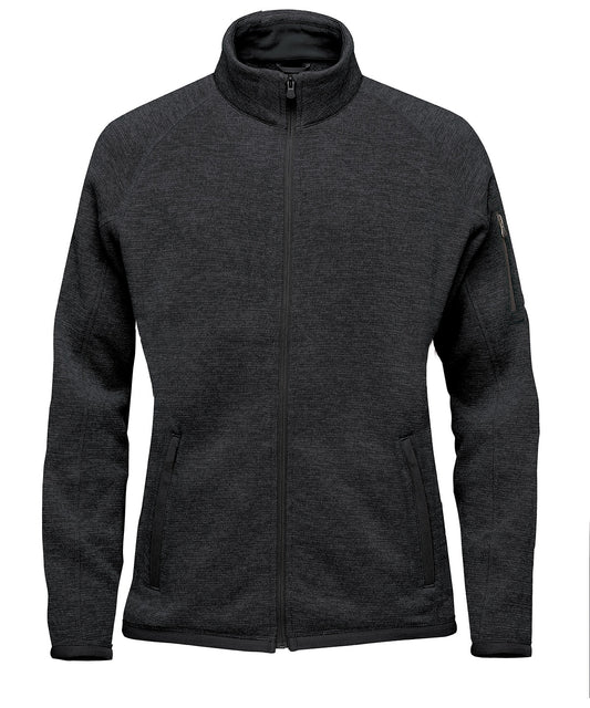Stormtech ST205 Women’s Avalante full-zip fleece jacket in Black Heather