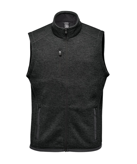 Stormtech ST206 Avalante fleece vest in Black Heather