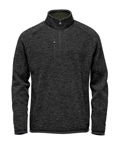 Stormtech ST208 Avalante ¼-zip fleece in Black Heather