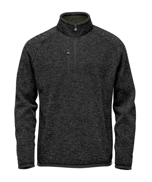Stormtech ST208 Avalante ¼-zip fleece in Black Heather