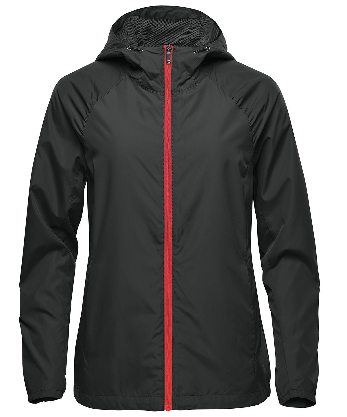 Stormtech ST211 Women’s Pacifica lightweight jacket in Black/Red