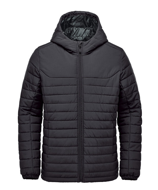 Stormtech ST212 Nautilus quilted hooded jacket in Black