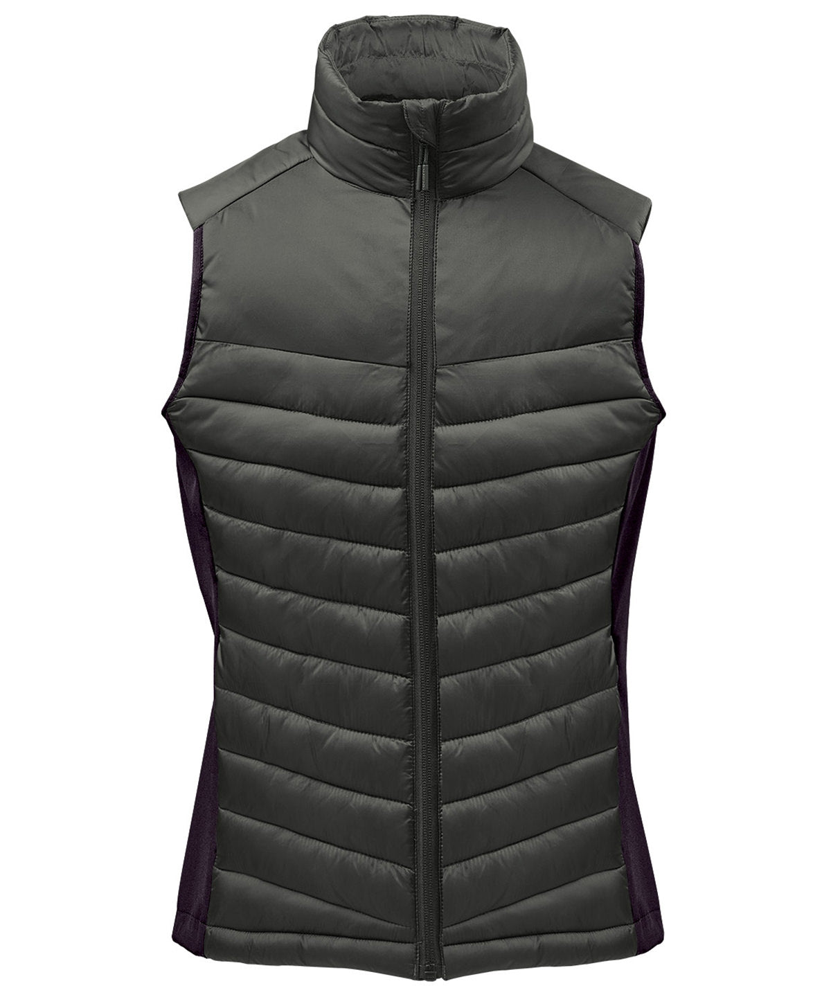 Stormtech ST224 Women’s Montserrat thermal vest in Granite/Black