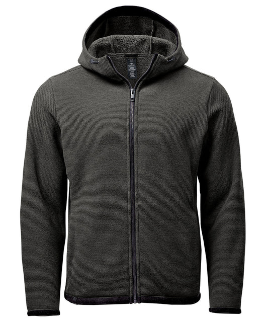 Stormtech ST229 Medusa fleece hoodie in Charcoal Stripe