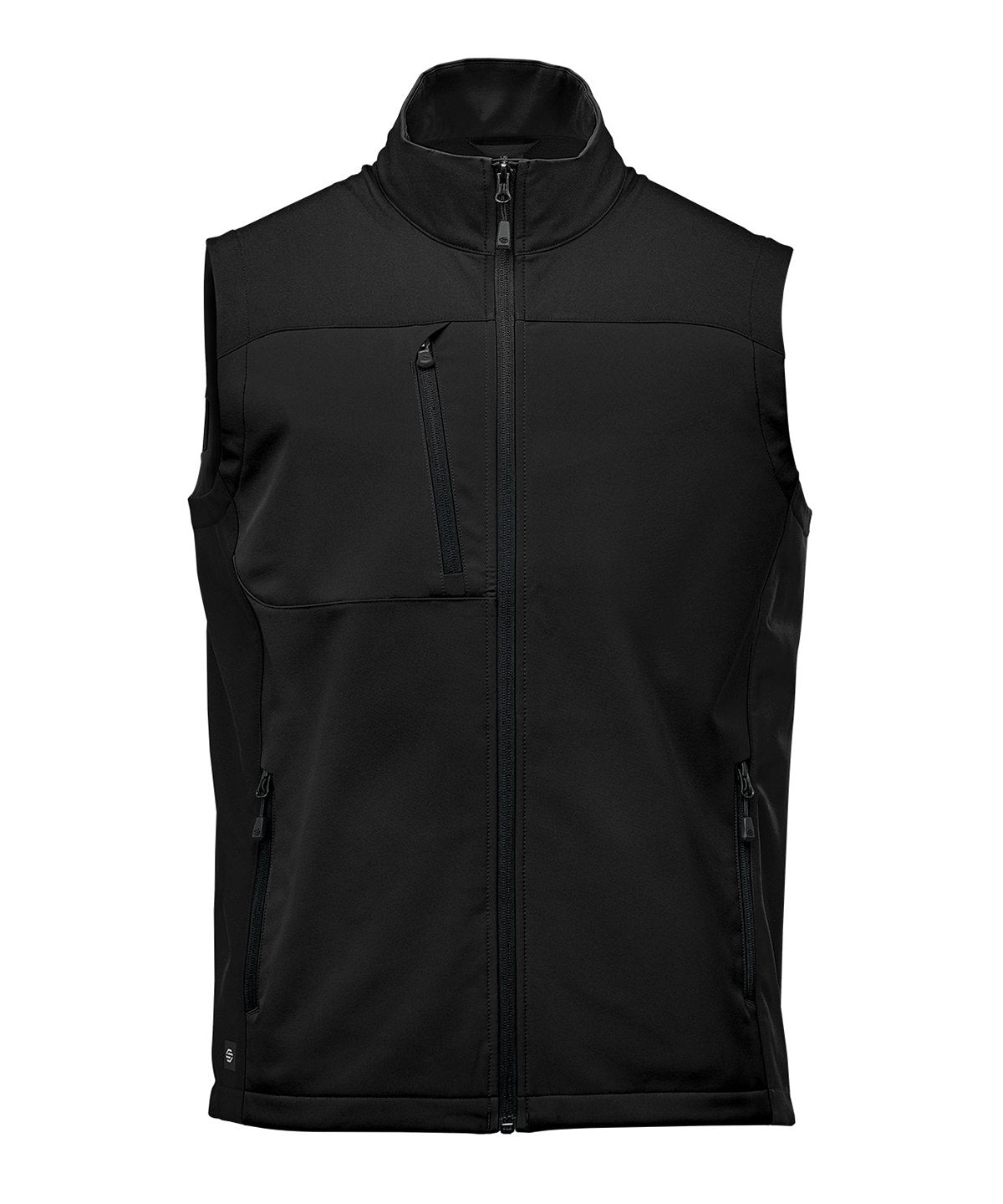 Stormtech ST240 Cascades softshell vest in Black/Black*