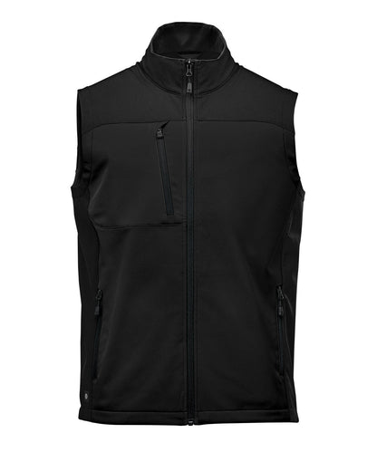 Stormtech ST240 Cascades softshell vest in Black/Black*