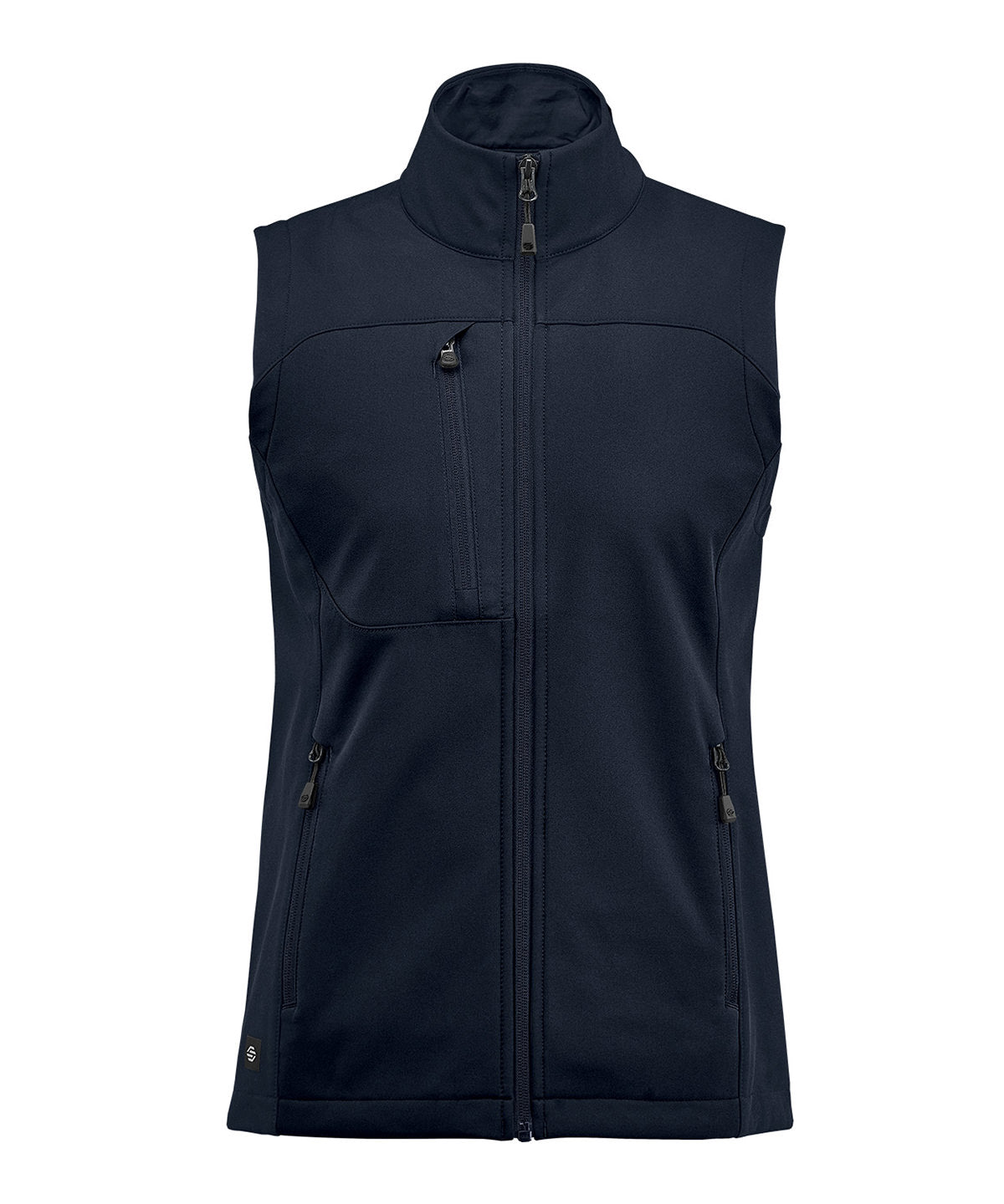 Stormtech ST241 Women’s Cascades softshell vest in Navy/Navy*