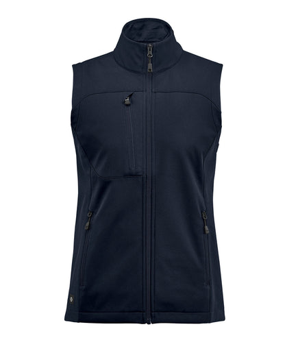 Stormtech ST241 Women’s Cascades softshell vest in Navy/Navy*
