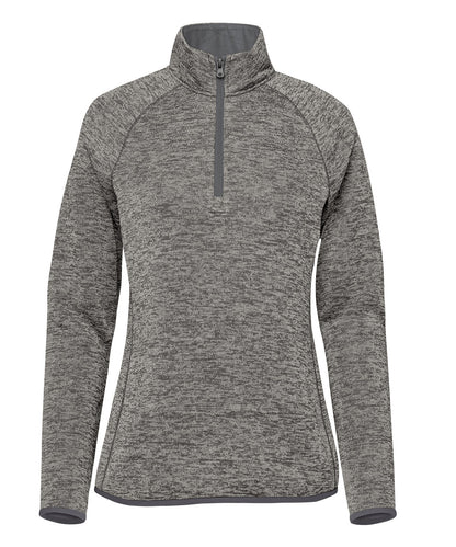 Stormtech ST253 Women’s Yosemite ½-zip pullover in Granite Heather