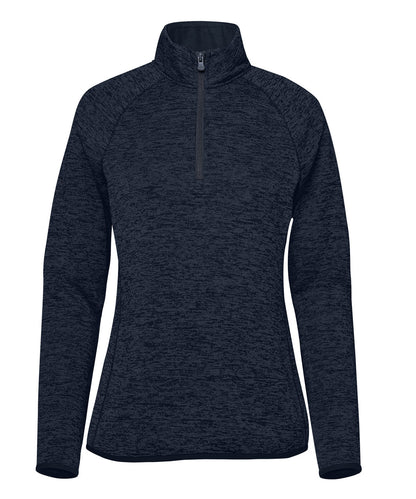 Stormtech ST253 Women’s Yosemite ½-zip pullover in Navy Heather
