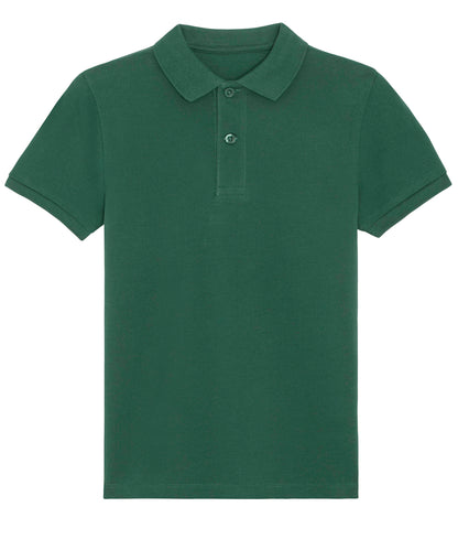 Stanley/Stella SX117 Mini sprinter kids polo (STPK908) in Glazed Green