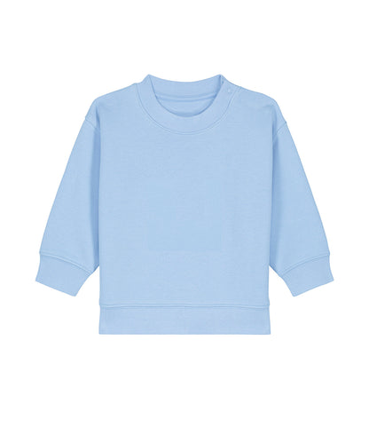 Stanley/Stella SX187 Baby Changer terry crew neck sweatshirt (STSB920) in Blue Soul