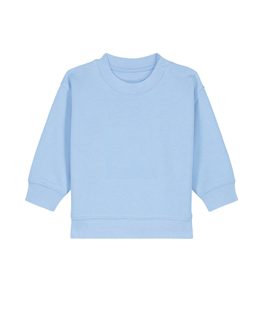 Stanley/Stella SX187 Baby Changer terry crew neck sweatshirt (STSB920) in Blue Soul