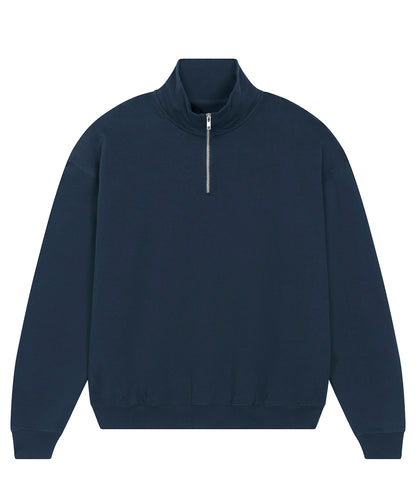 Stanley/Stella SX216 Unisex Miller dry 1/4 zip sweatshirt (STSU795) in French Navy