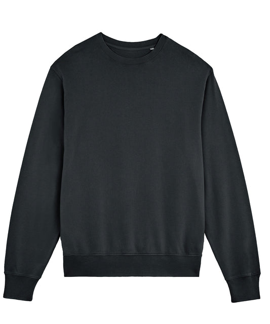 Stanley/Stella SX231 Unisex Matcher vintage sweatshirt (STSU085) in Garment Dyed Black Rock