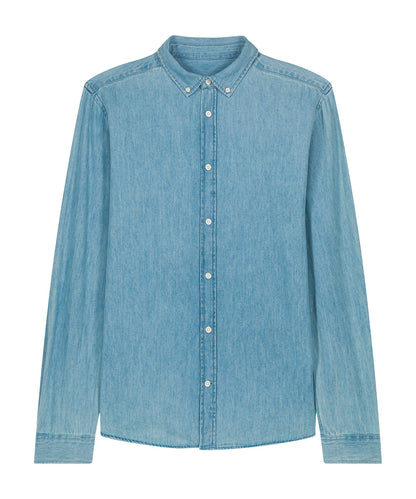 Stanley/Stella SX267 Stanley denim shirt (STWM967) in Light Wash