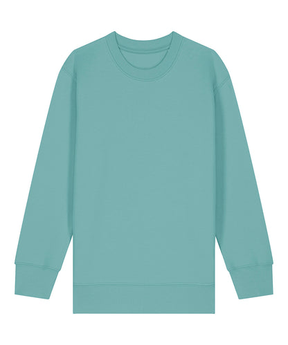 Stanley/Stella SX704 Kids Mini Changer 2.0 iconic crew neck sweatshirt (STSK181) in Teal Monstera
