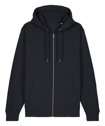 Stanley/Stella SX712 Unisex Cultivator 2.0 iconic zip-thru hoodie sweatshirt (STSU179) in Black*