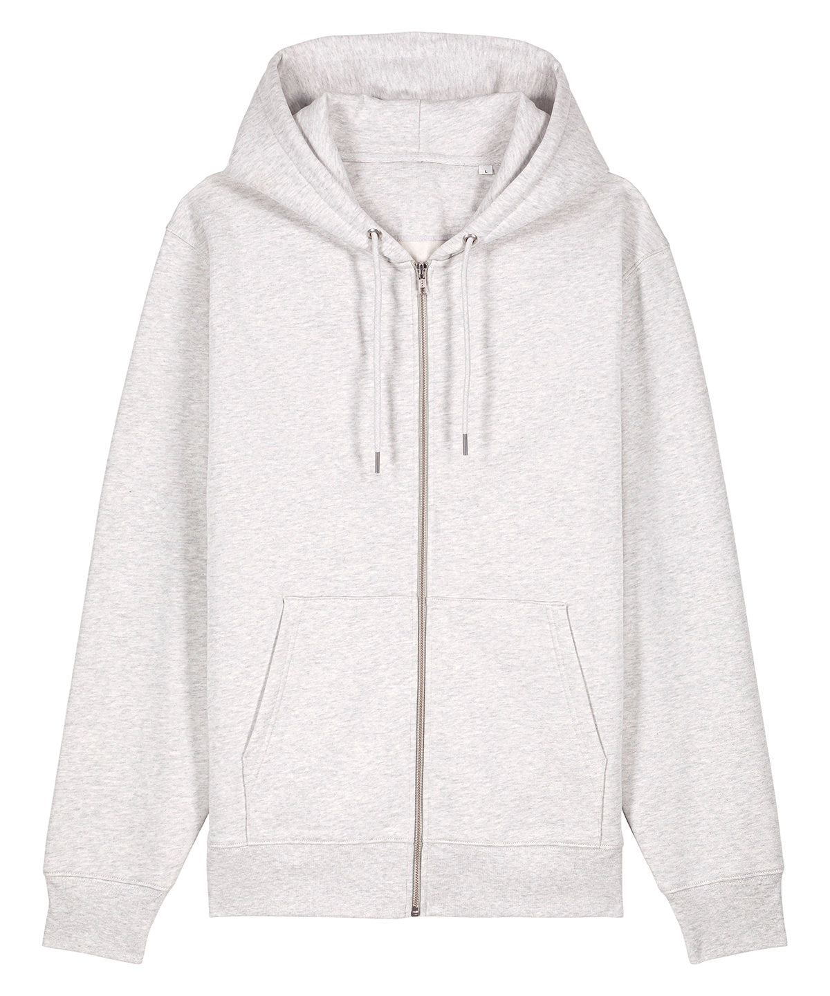 Stanley/Stella SX712 Unisex Cultivator 2.0 iconic zip-thru hoodie sweatshirt (STSU179) in Cool Heather Grey