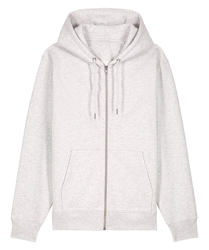 Stanley/Stella SX712 Unisex Cultivator 2.0 iconic zip-thru hoodie sweatshirt (STSU179) in Cool Heather Grey