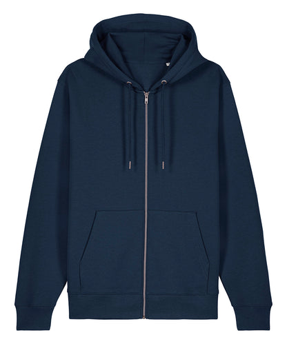 Stanley/Stella SX712 Unisex Cultivator 2.0 iconic zip-thru hoodie sweatshirt (STSU179) in French Navy*