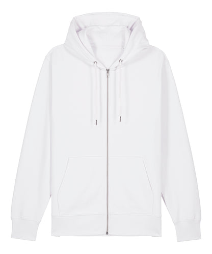 Stanley/Stella SX712 Unisex Cultivator 2.0 iconic zip-thru hoodie sweatshirt (STSU179) in White*