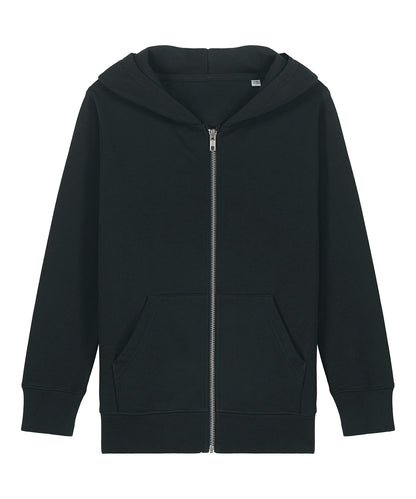 Stanley/Stella SX749 Kids Mini Cultivator 2.0 iconic zip-thru hoodie sweatshirt (STSK182) in Black