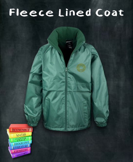 Greenmeadow Primary Fleece Lined Coat (Bottle Green)