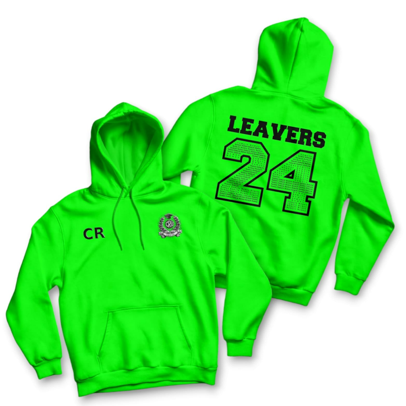 Kids Size Leaver Hoodies