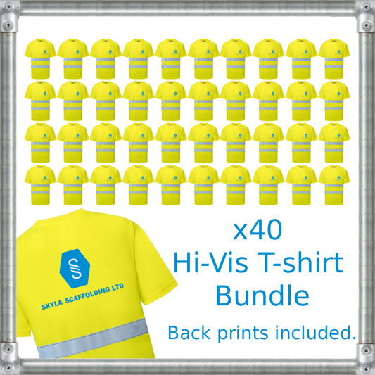 x40 Bundle ES478 - ES1 Essential Hi-Vis T-shirt - Skyla